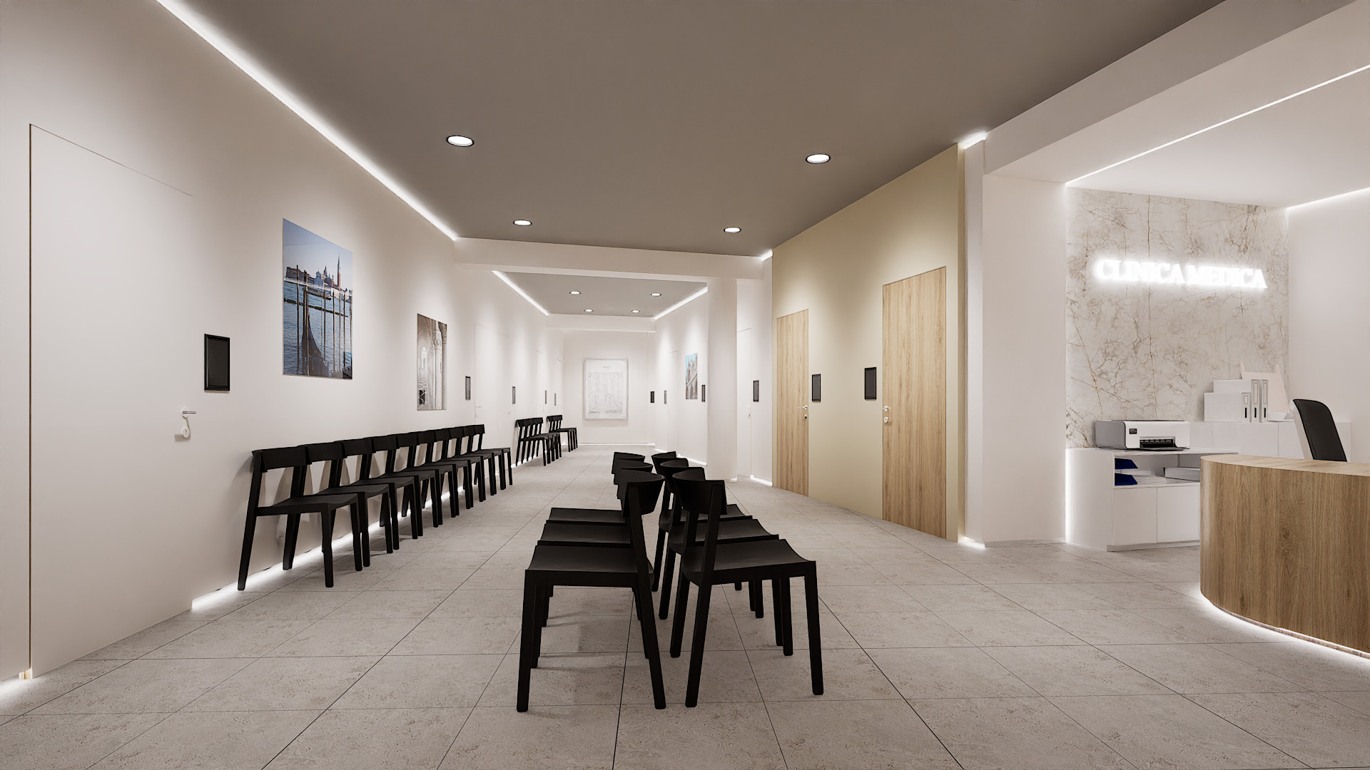 Projekt wnętrza biurowego — SMUS design