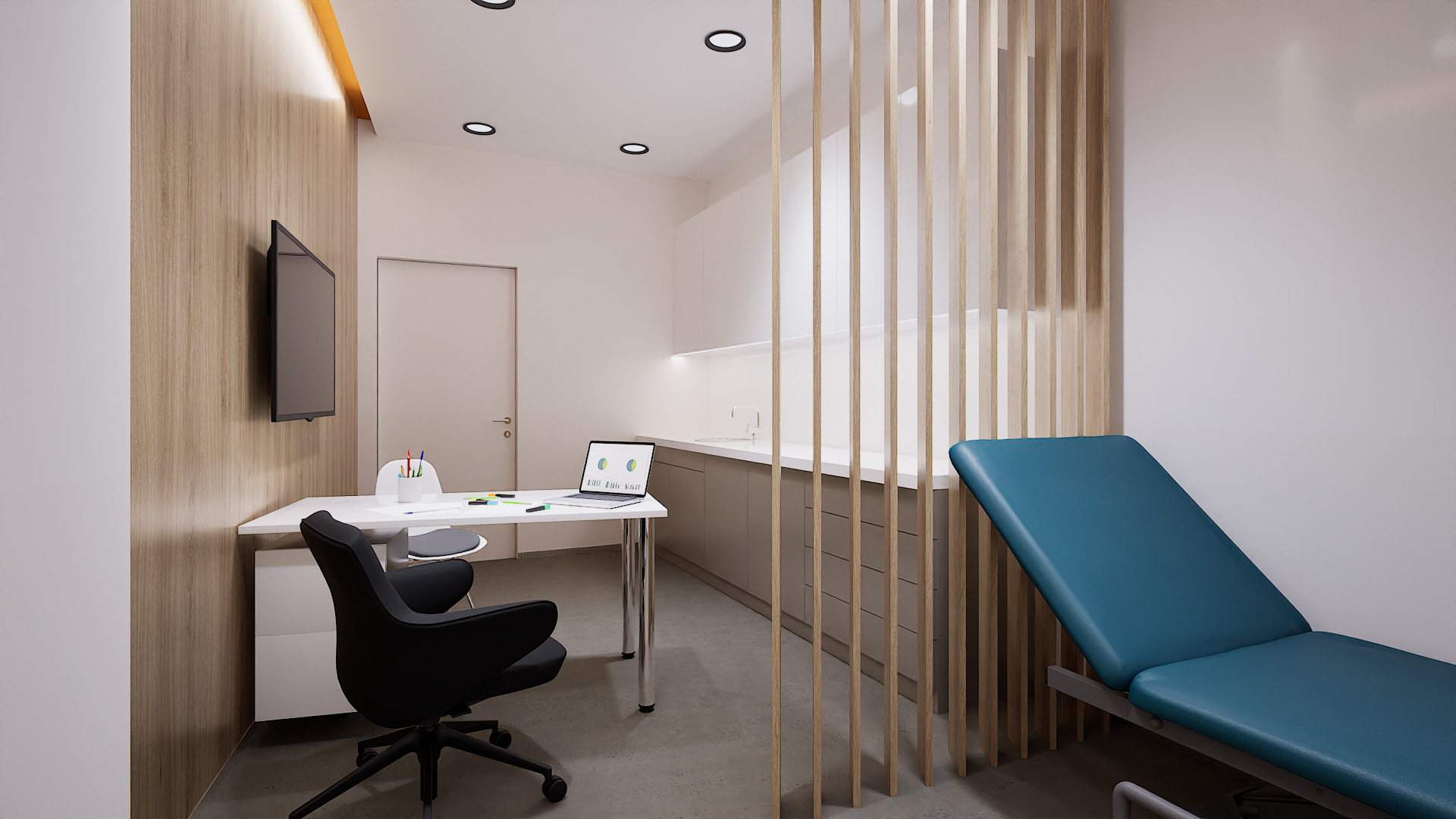 Aranżacja wnętrza usługowego — architekt Tomek Smus