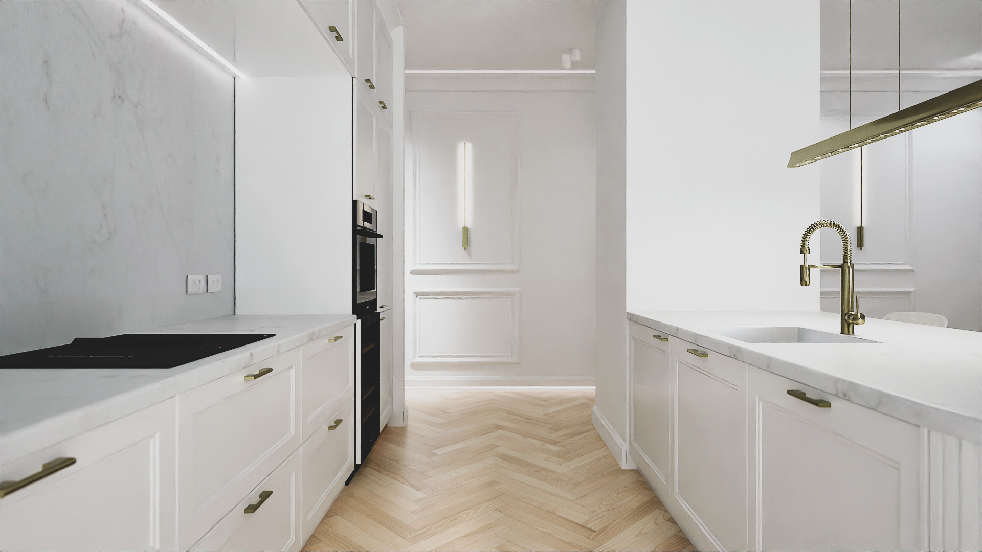 Projekt wnętrza mieszkania — SMUS design