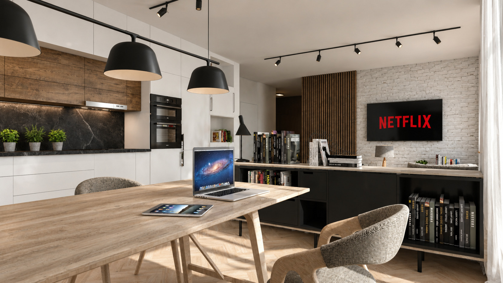 Wnętrze mieszkania nowoczesnego — SMUS design, Łódź