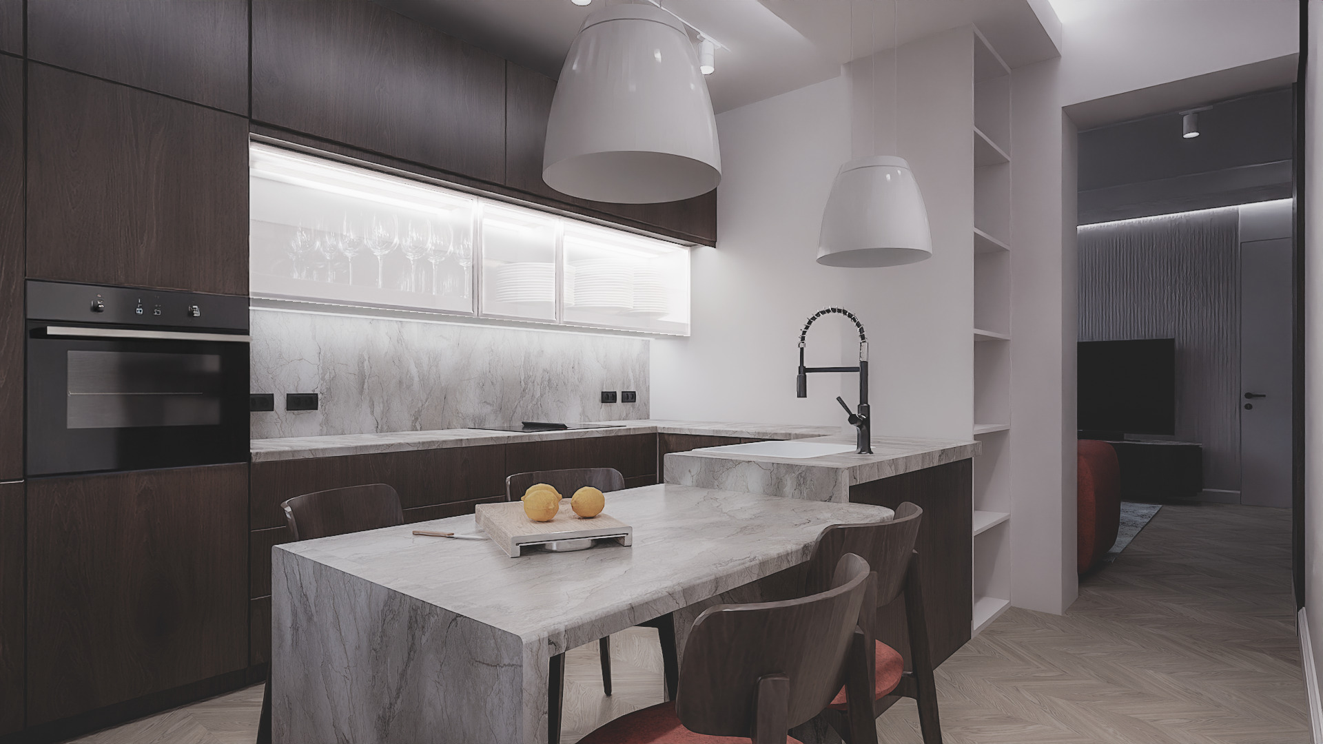 Projekt mieszkania — pracownia architektury wnętrz SMUS design