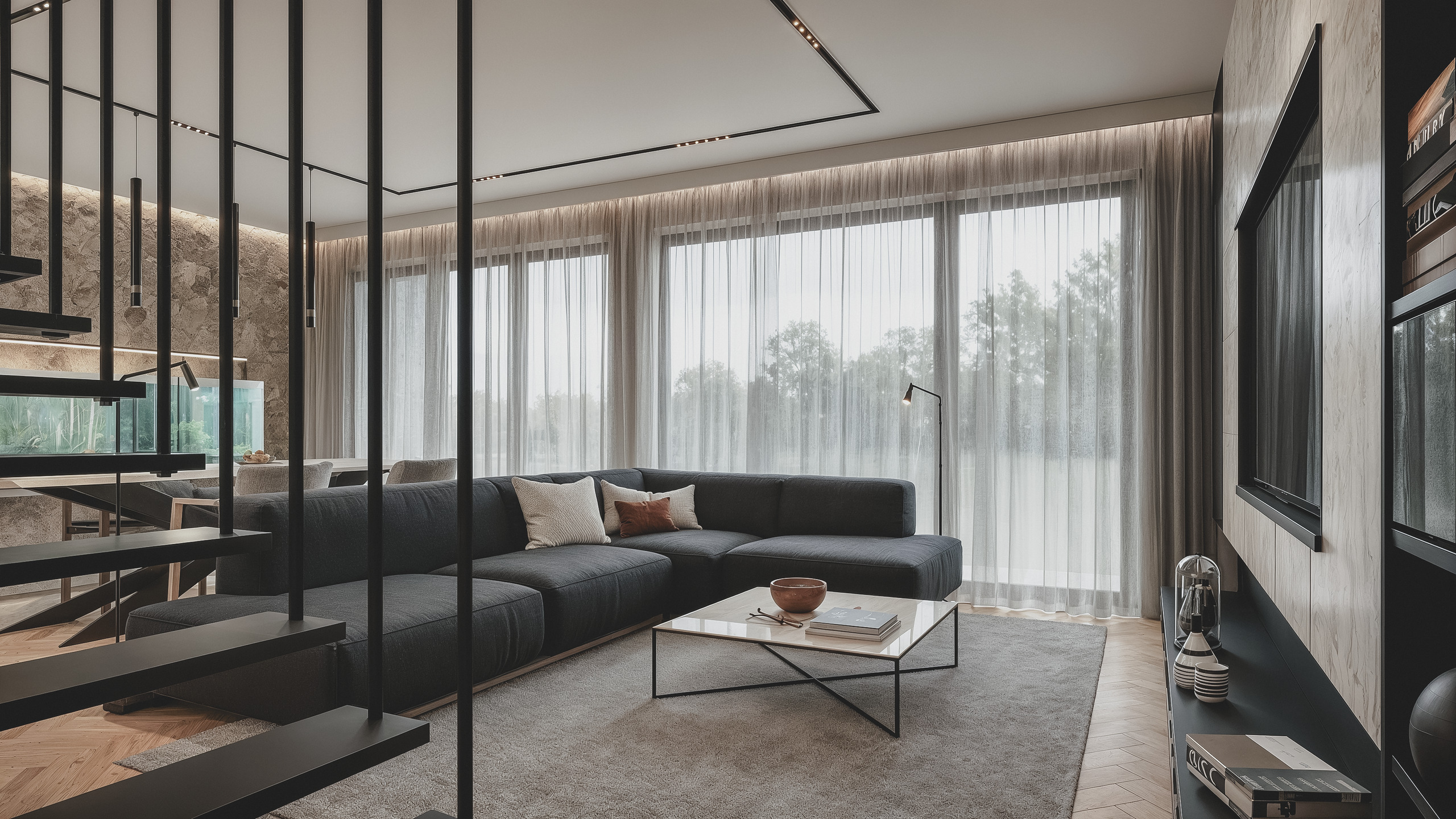 Wnętrze domu — projekt architekt Tomek Smus